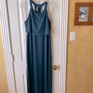 Teal sweaty Betty Maxi Dress